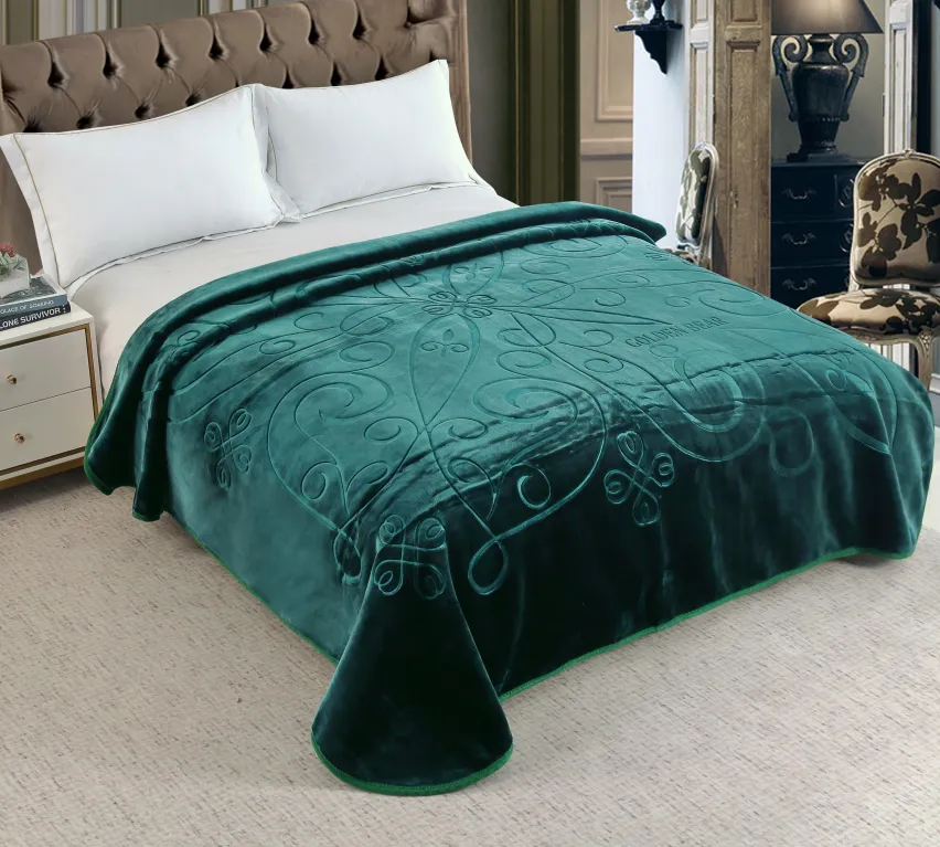 Couverture 2 Places Golden Bir - 7kg- 220/240 - Vert