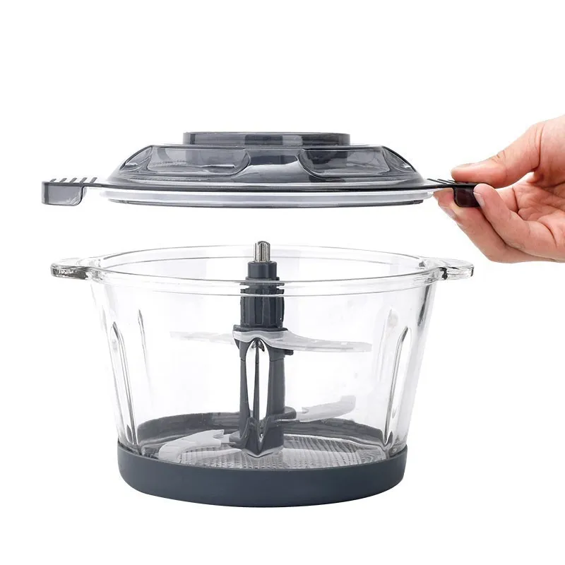 Hachoir à Viande Lexical LCH-1916 - 3 Litres - 400 Watts - Bol en verre