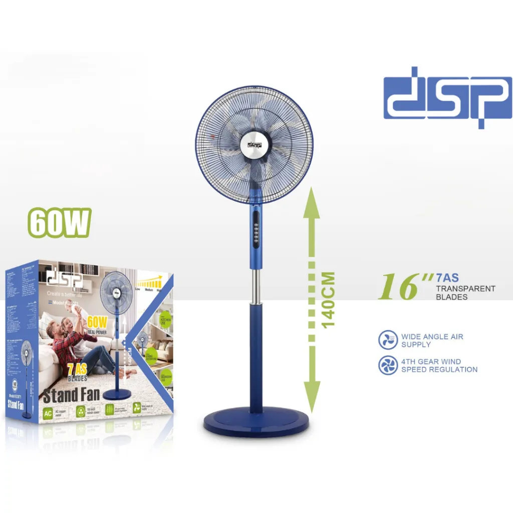 Ventilateur sur Pied DSP KD3071 – 16 pouces – 60W