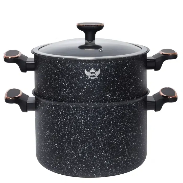 Batterie De Cuisine Sizar 23 Pièces Noir