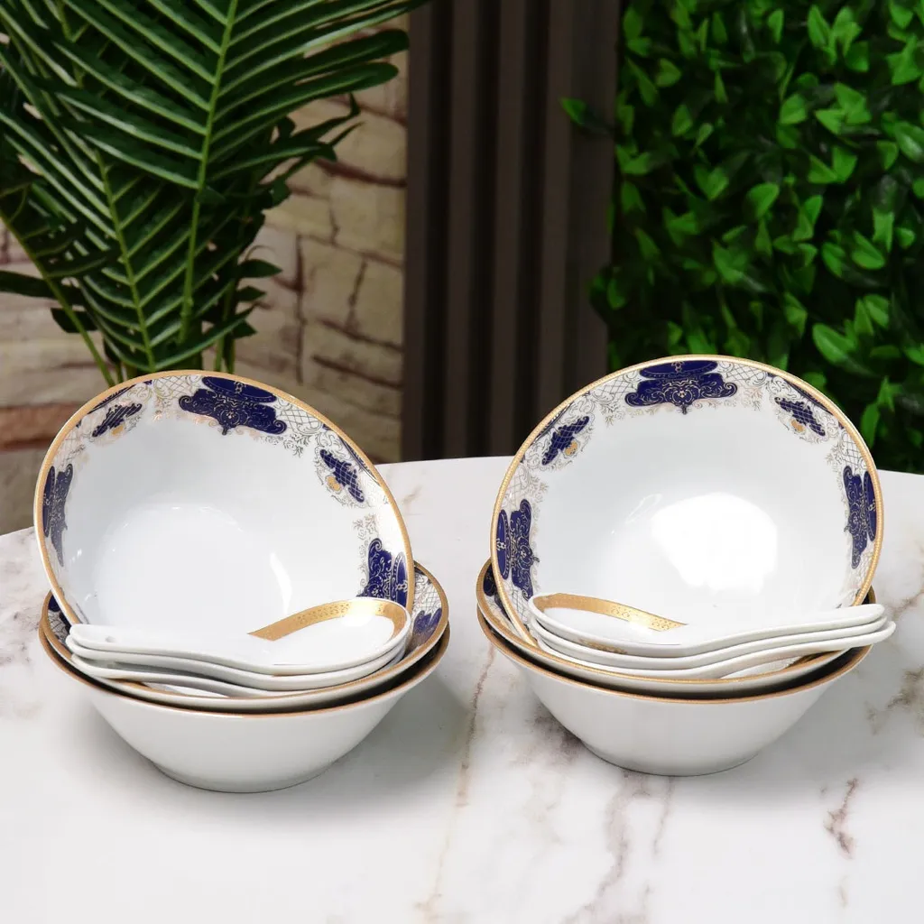 Service à Table 72 Pièces en Porcelaine Florence M1- Rond