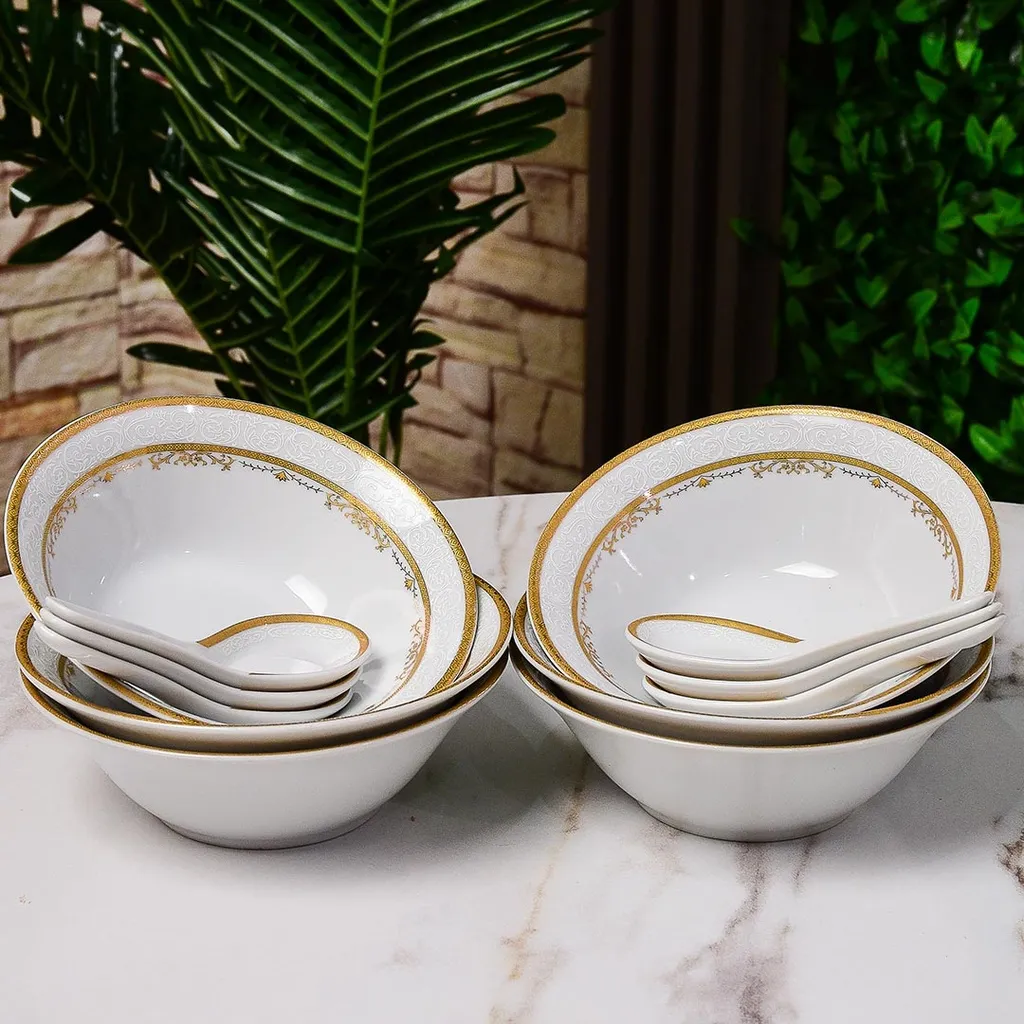 Service à Table 72 Pièces en Porcelaine Florence M2- Rond