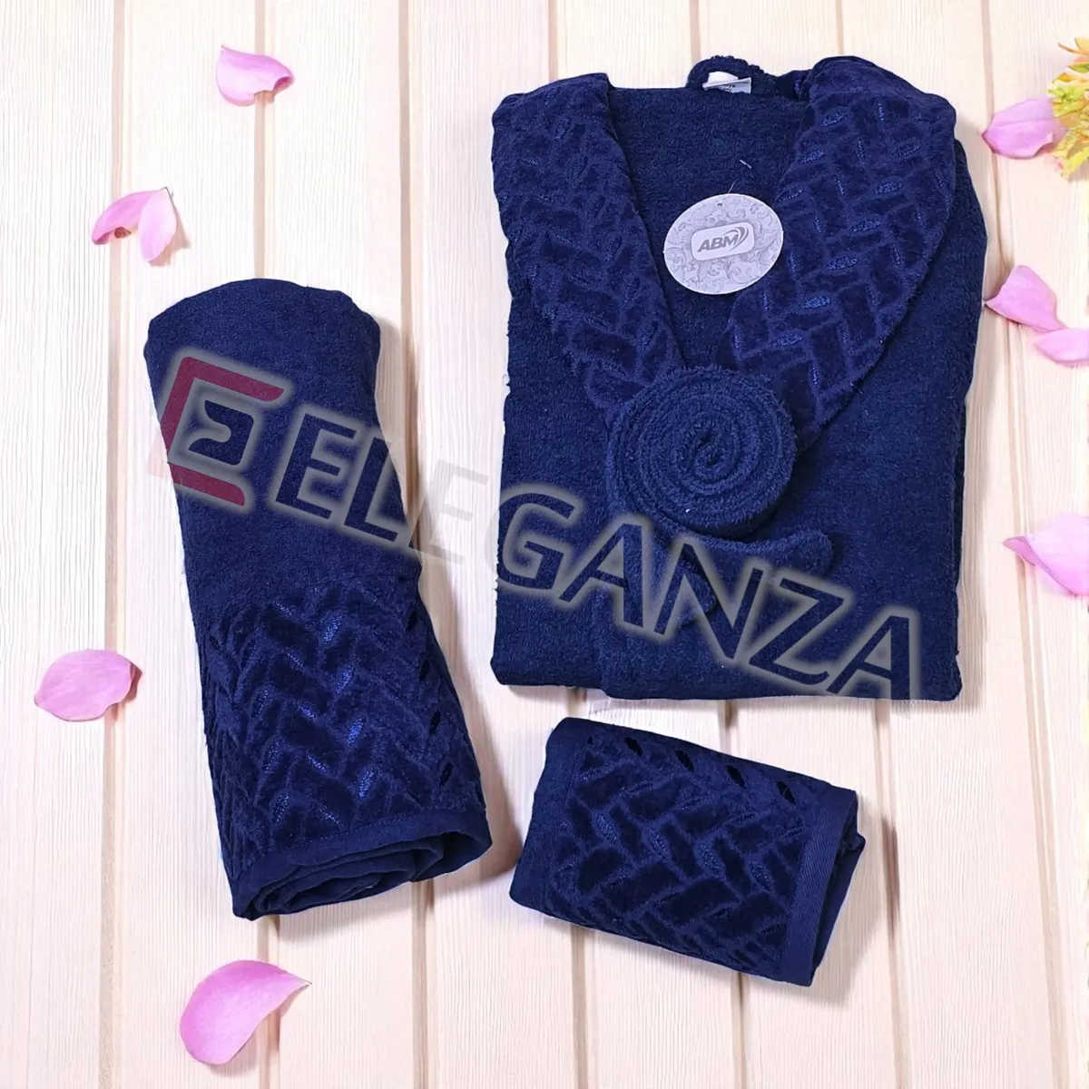 Cap de Bain  Velour ABM 3PCS - Bleu