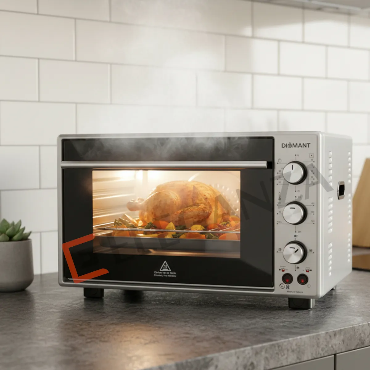 Four Électrique DIAMANT  DIAM50 - 50 Litres – Silver