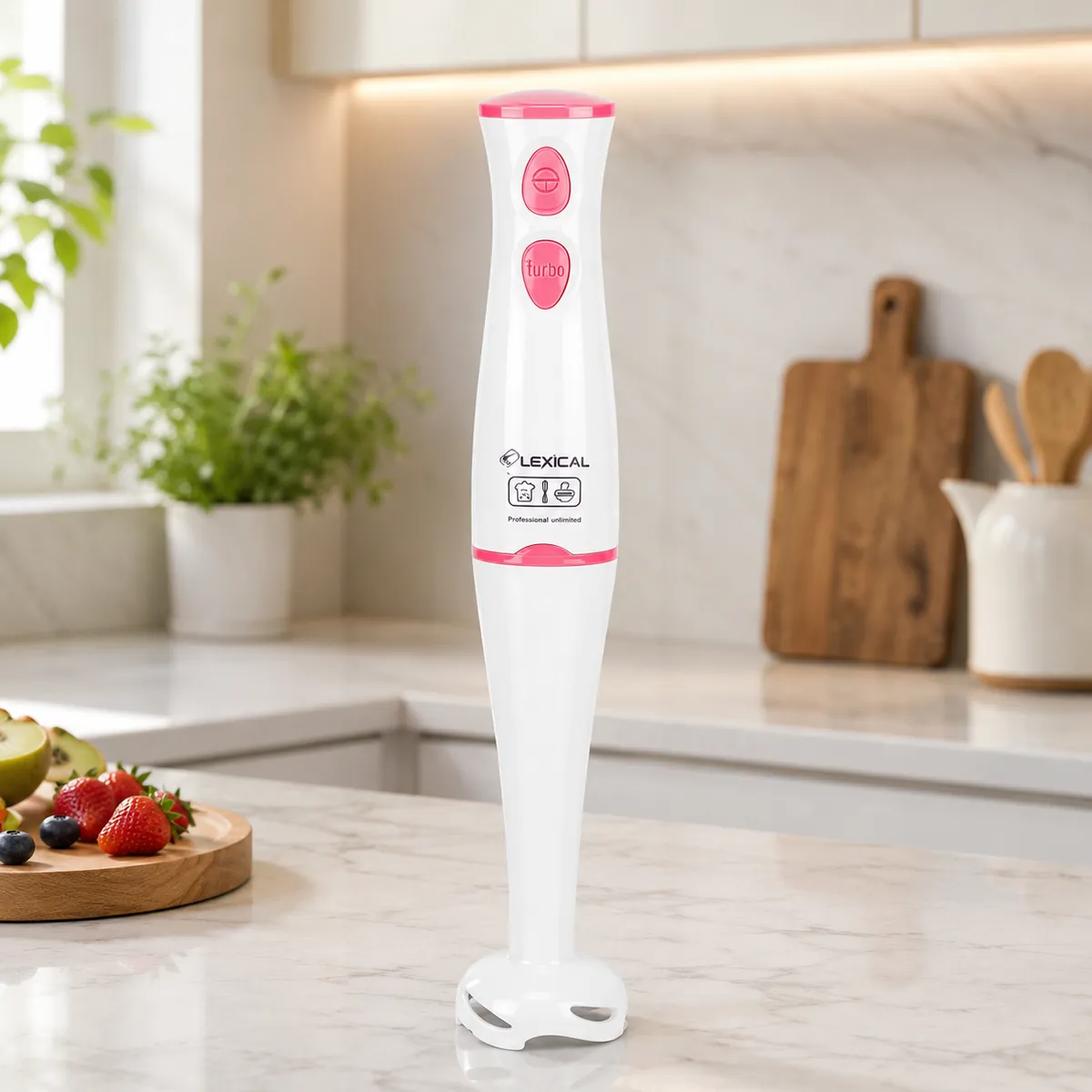 Mixeur plongeant lexical LHB-1601 - Rose 250W