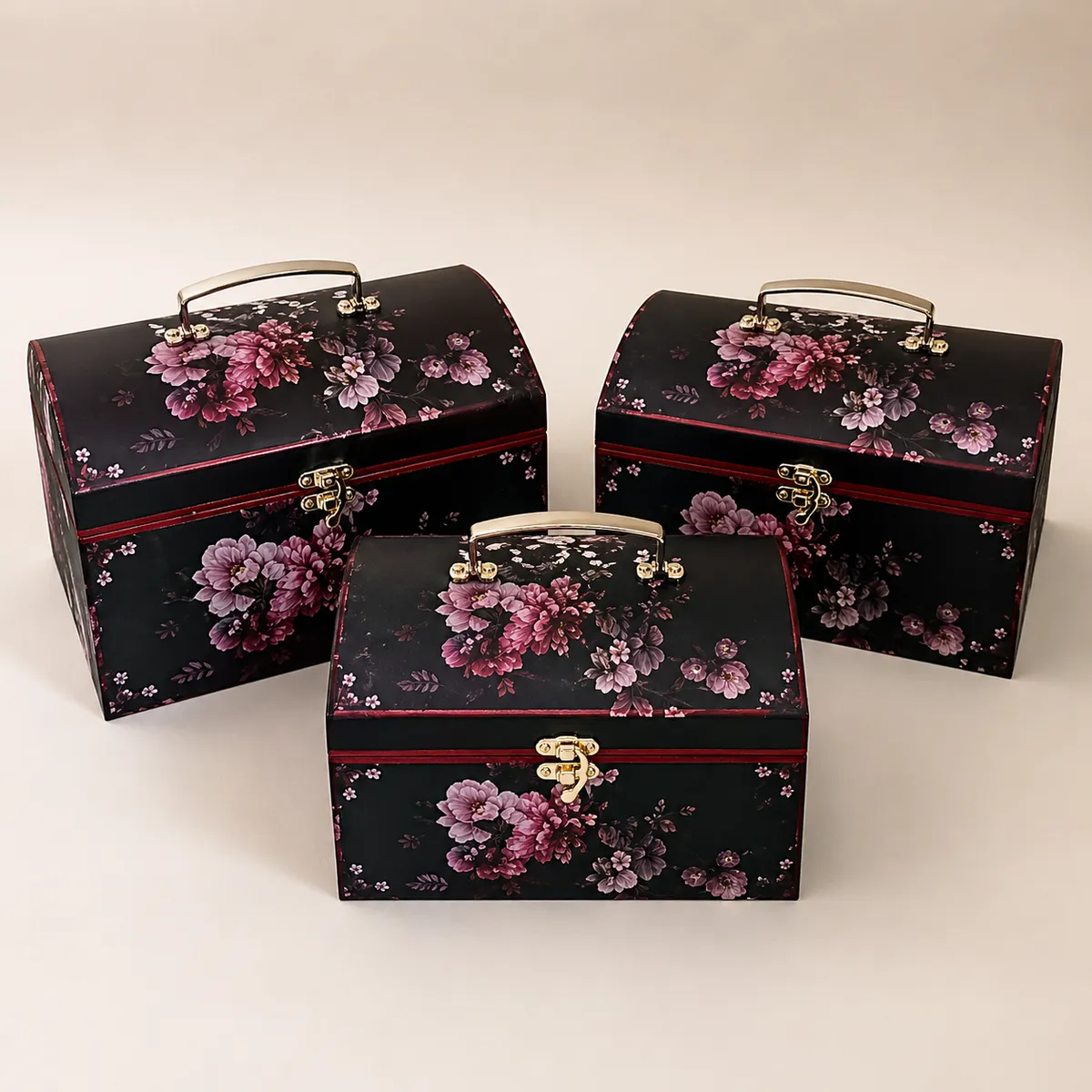 Coffret Cadeau avec Poignée – Set 3 Pièces  ELG2-17