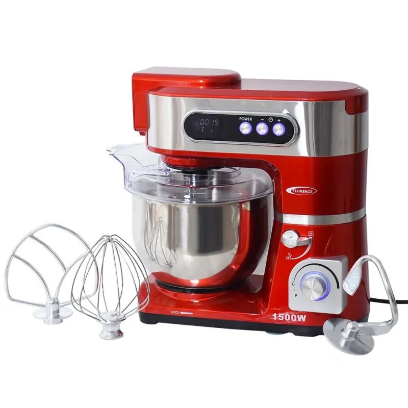 Robot pétrin Florence SM6425E 6L  - 1500W - Rouge