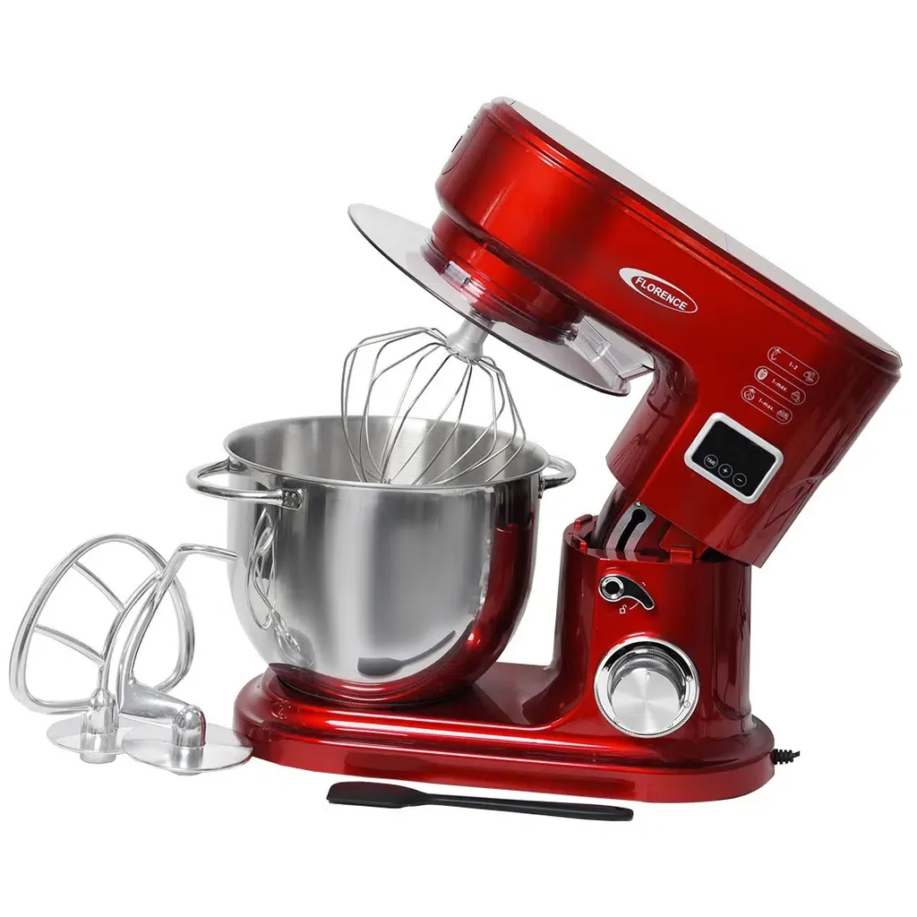 Robot Pétrin Florence 9L - LH-215A - 2000W - Rouge