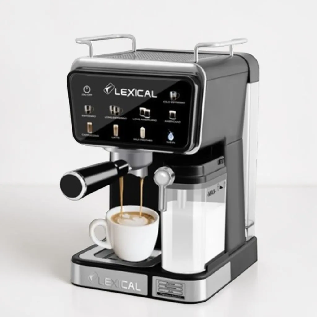 Machine à Café Lexical LEM-0663 – 1350W – 20 Bars