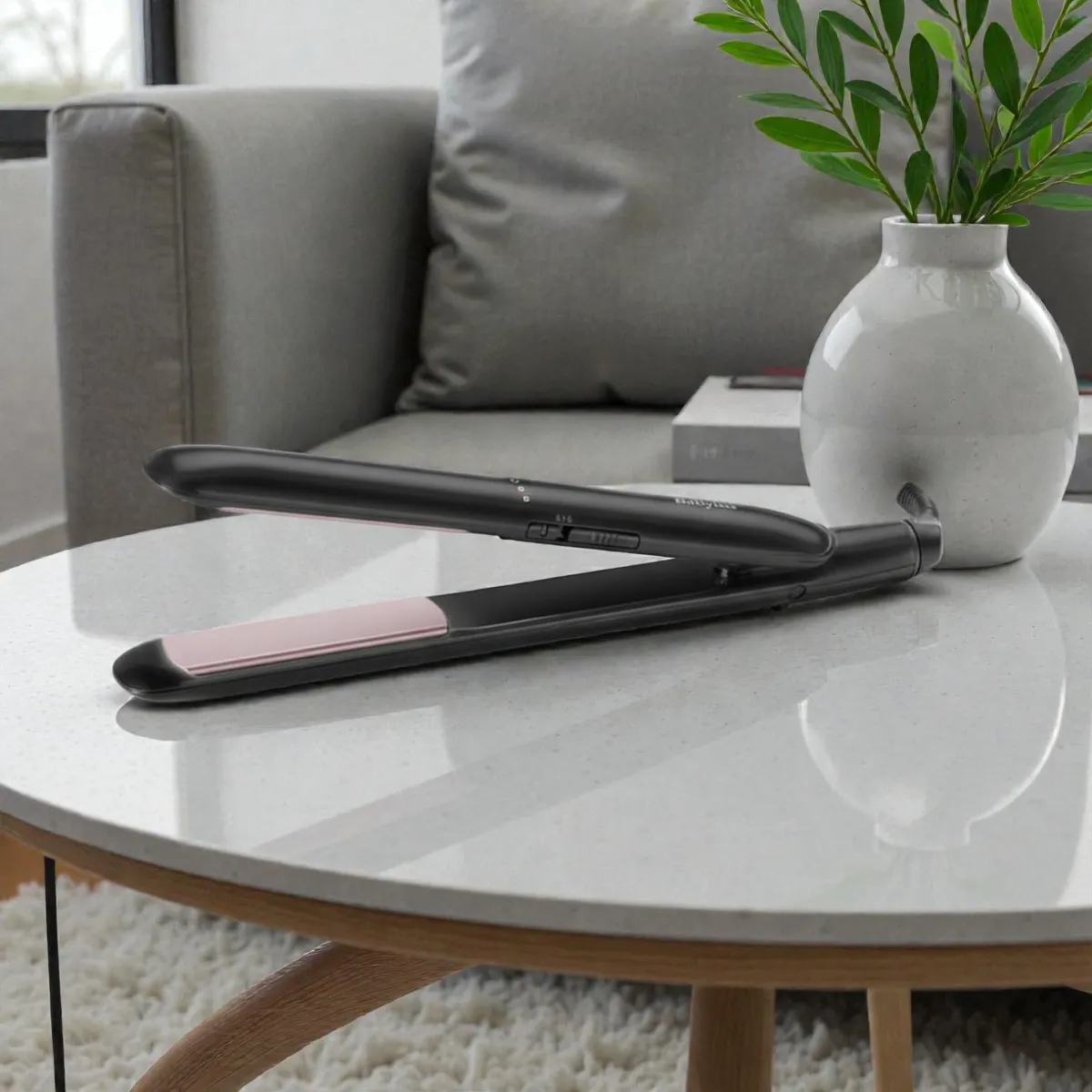 Lisseur Cheveux BABYLISS Smooth Céramique 230 - Noir - ST241E