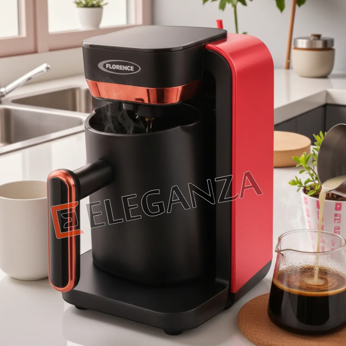 Zazoua électrique Florence HK466 - Rouge