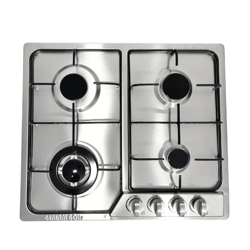 Plaque à Gaz GÉNÉRAL GOLD 4 Feux en inox GG-S52704