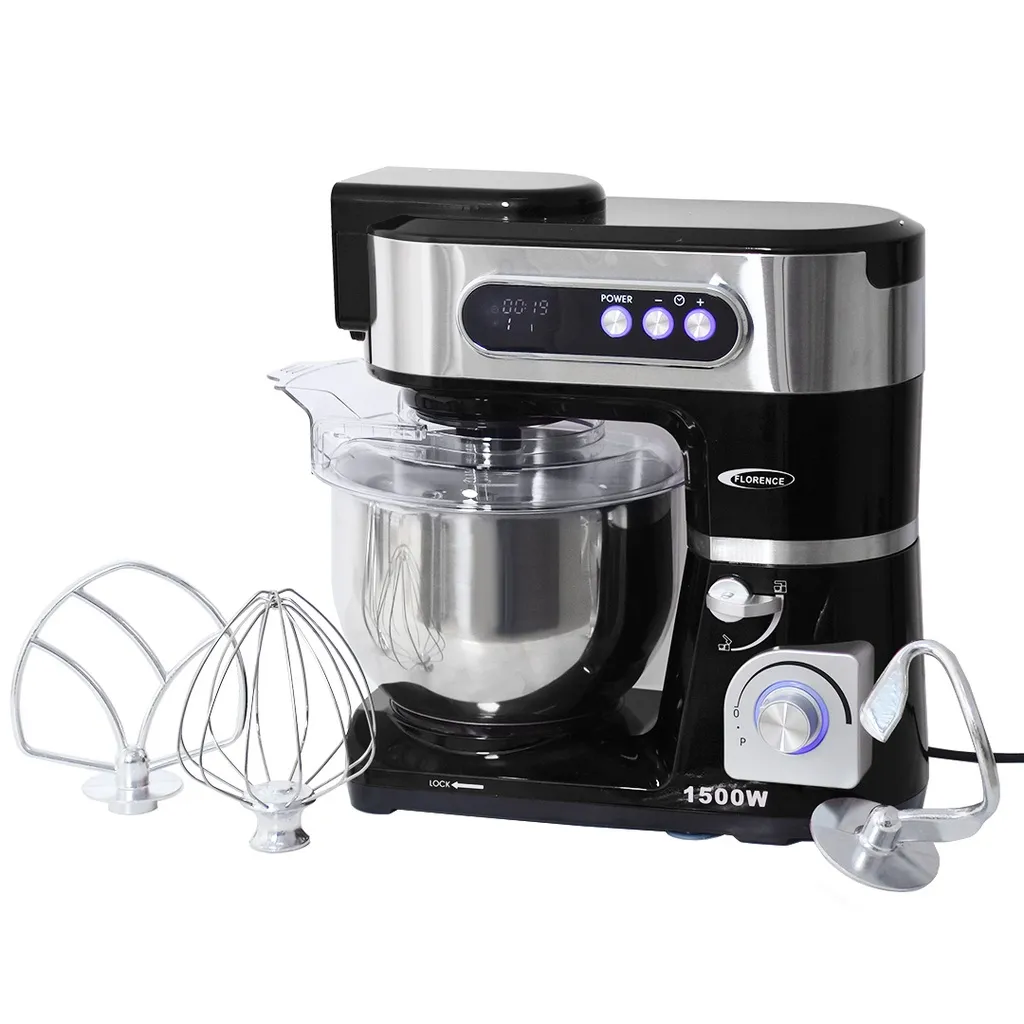 Robot pétrin Florence SM6425E 6L  - 1500W - Noir