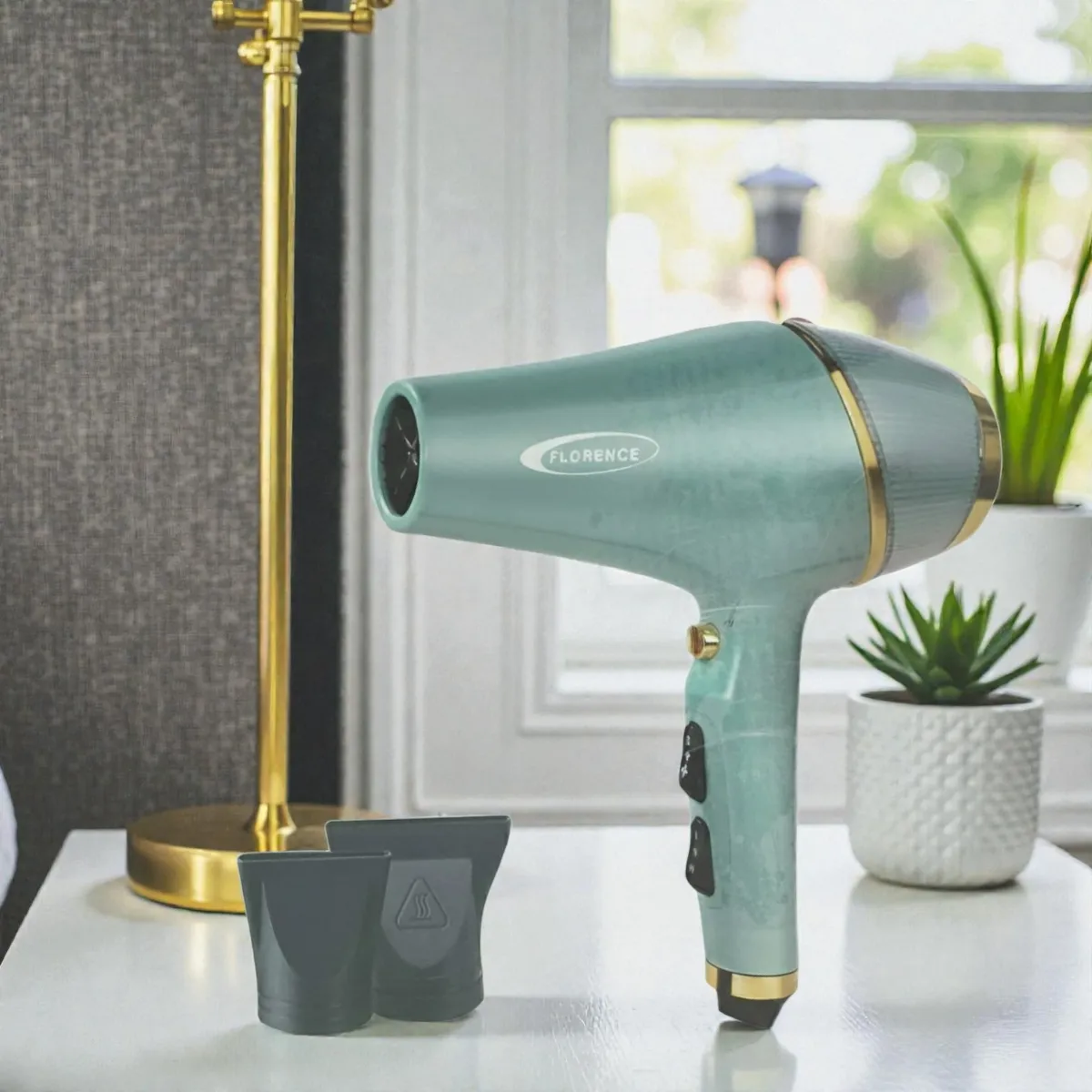 Sèche Cheveux Professionnel Florence HK460 – 2200W - Vert