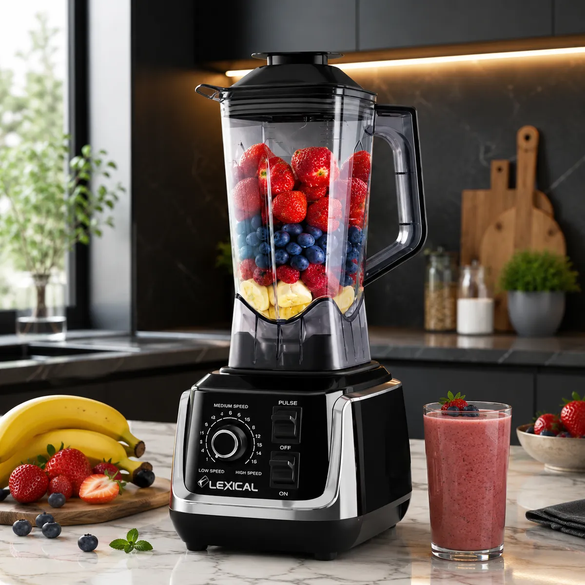 Blender Lexical LBL-1570-2 1500W 2.5L Noir