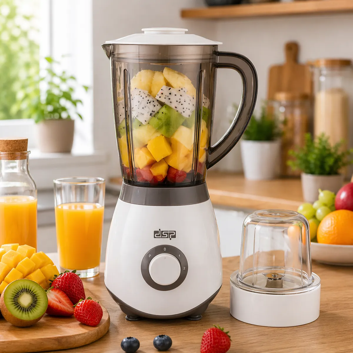 Blender 2en1 DSP KJ2002 - 1.5L - 350W - Marron