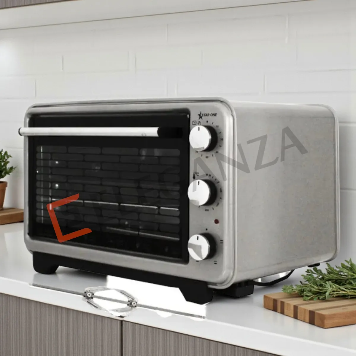 Four Eléctrique Star one KF-3100 - 36 Litres - Tourne broche