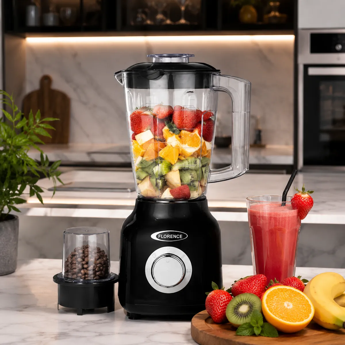 Blender électrique Florence R.2822 – 1000W Noir