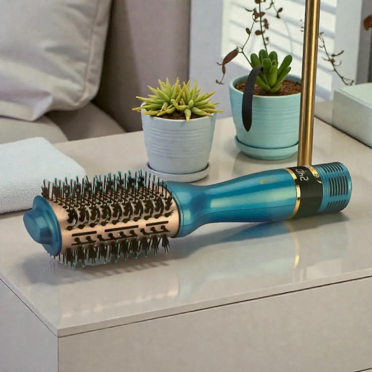 Brosse Soufflante Florence avec afficheur HK449 – 1000W - Bleu