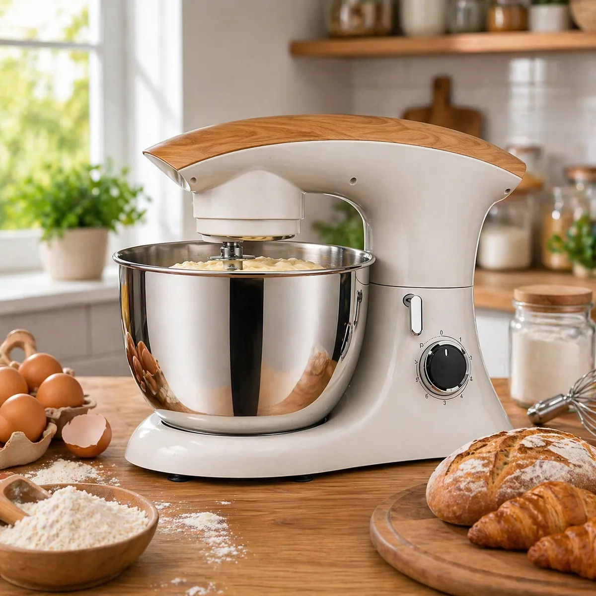 Robot pétrin 8L florence SM-1559-5 - Beige