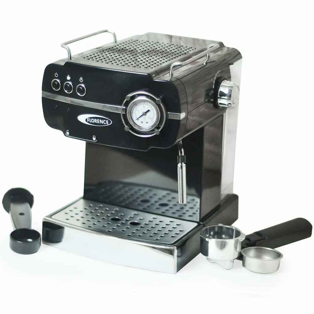 Machine à Café Expresso Cappuccino Latté Florence AG-6885 - 1050 Watts - 1,5 L