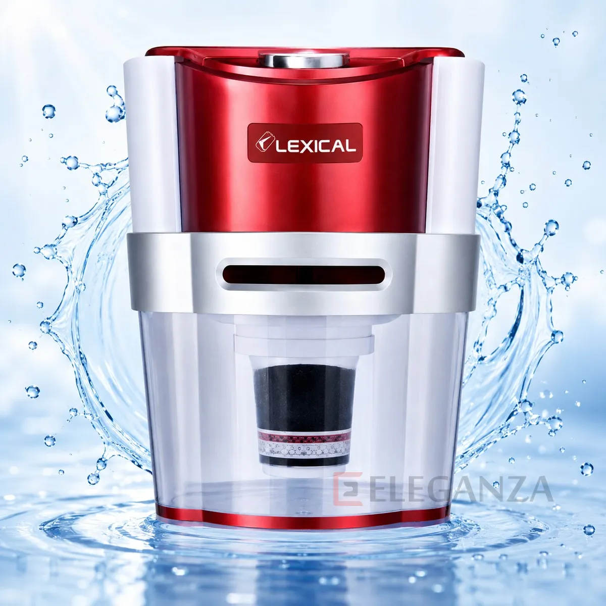 Purificateur d’Eau Lexical LWP-6105-4 – 16 Litres - Rouge