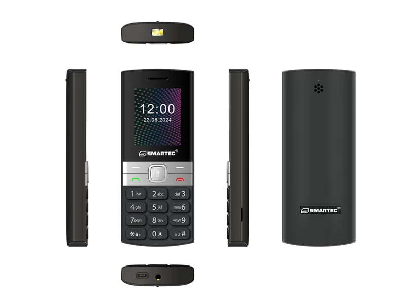 Téléphone Portable GSM Smartec V2 – Noir