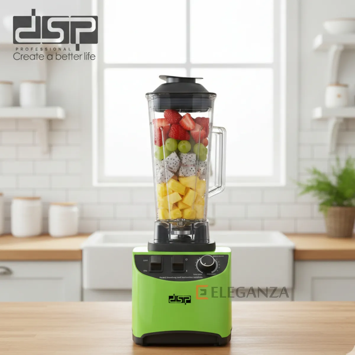 Blender pro 2L DSP KJ2099 - Vert - 1800W - 2L