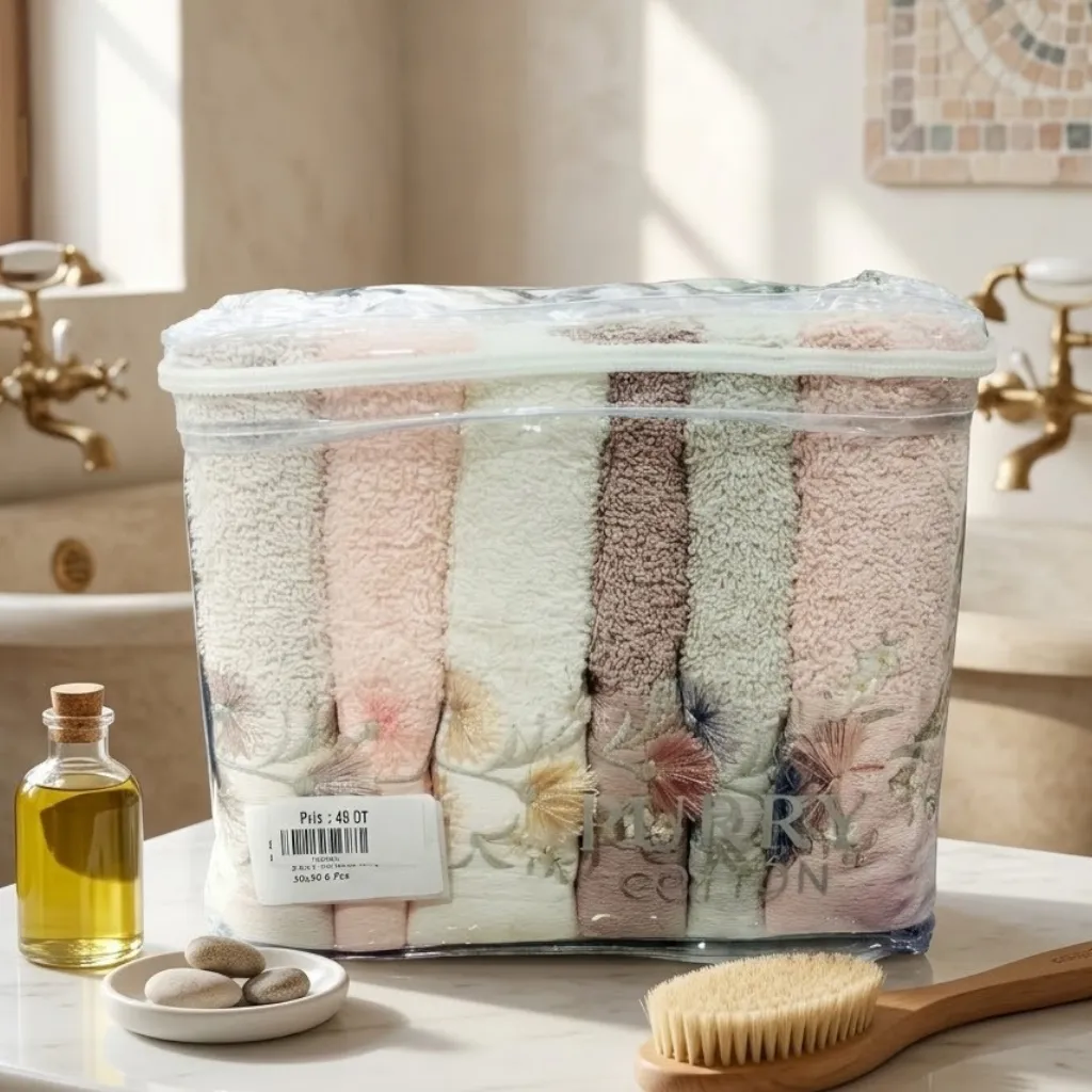 Serviette de salle de bain 6pcs PURRY 50*90