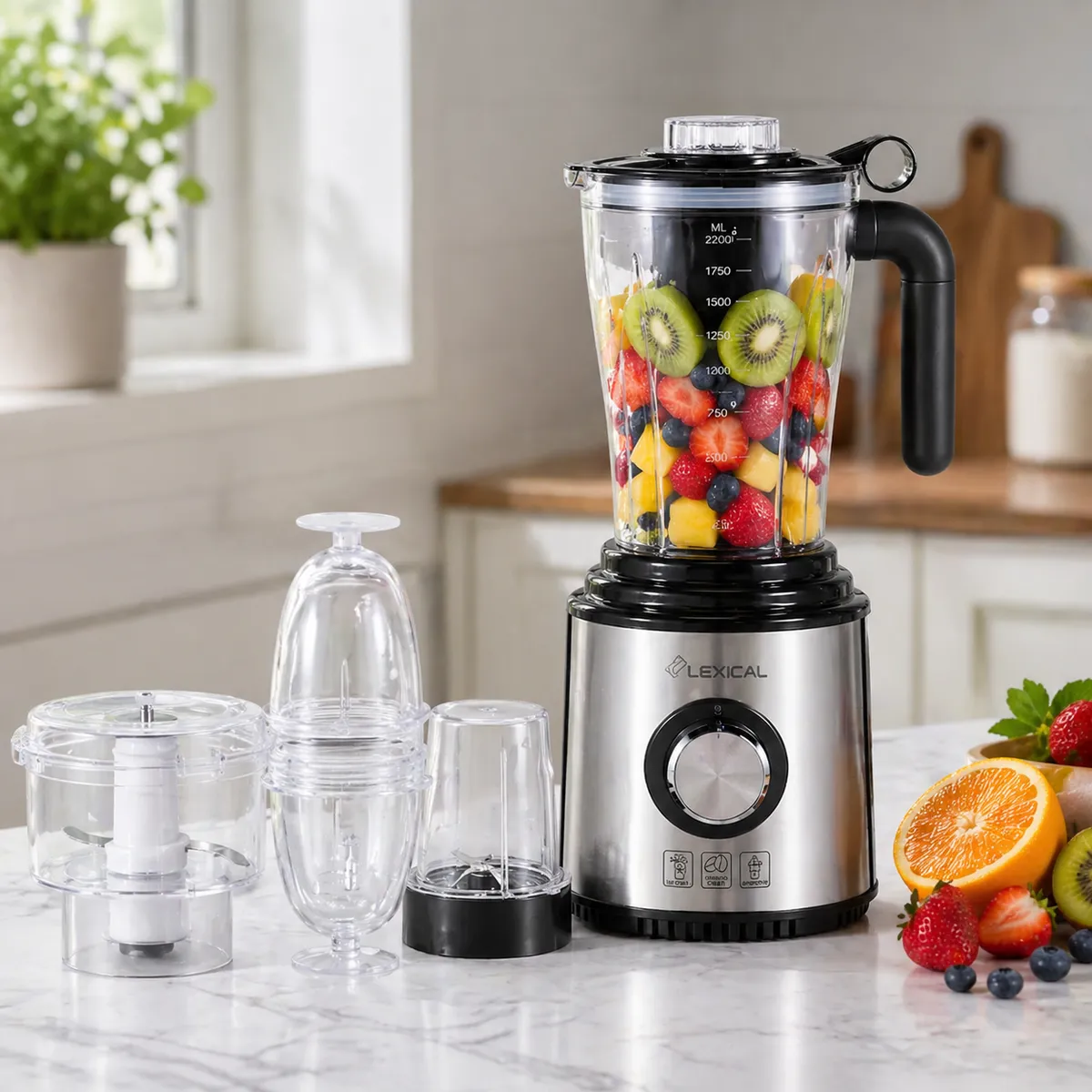 Blender Professionnel 6en1 Lexical LBL-1565 - 700W - 2L