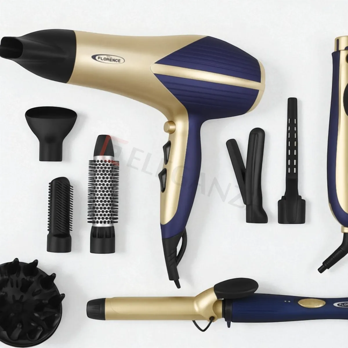 Coffret Cheveux 12 en 1 Florence AG535-S12 - 2200Watts