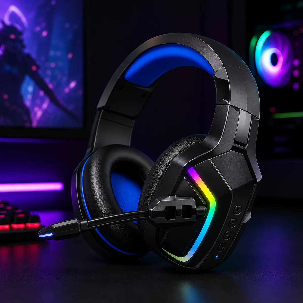 Casque Bluetooth gaming ST-G88 ELG5-4 - Bleu