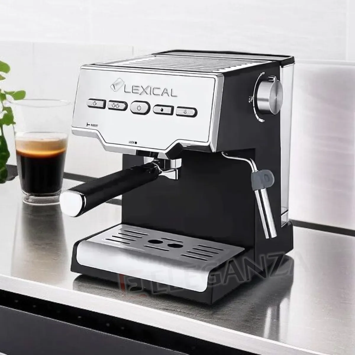 Machine à café expresso Lexical LEM-0603 - 20 Bars - 850 watts - 1.5 Litres