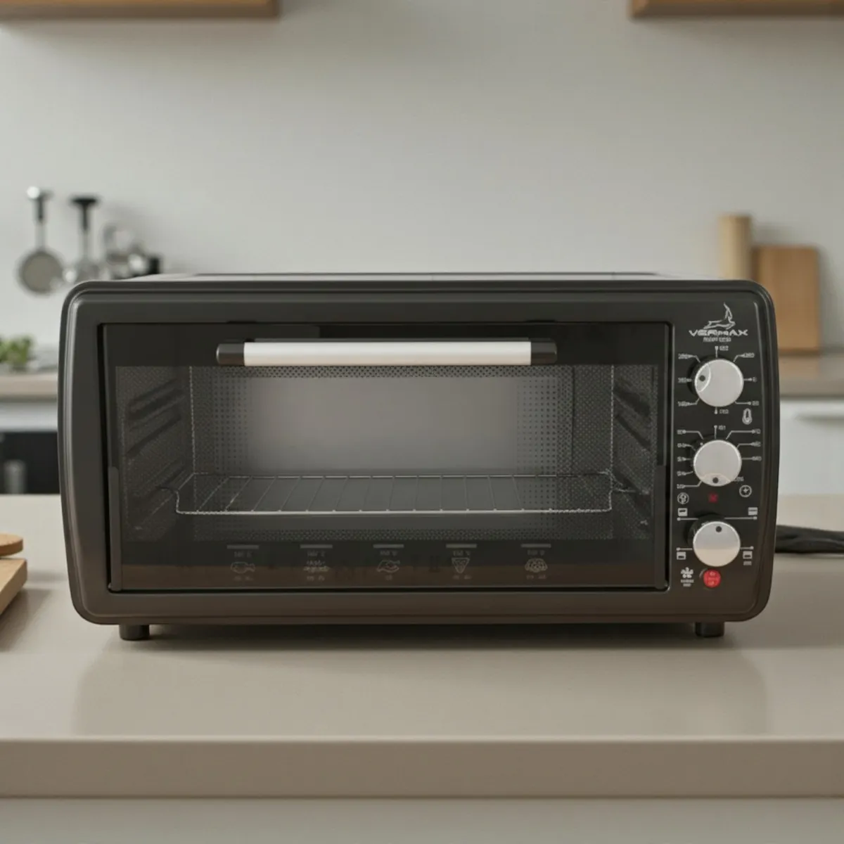 Four électrique VERMAX 48L Ventilé - Noir - tourne broche
