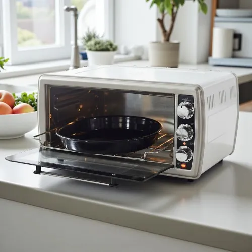 Four électrique VERMAX 48L Ventilé - Silver - tourne broche