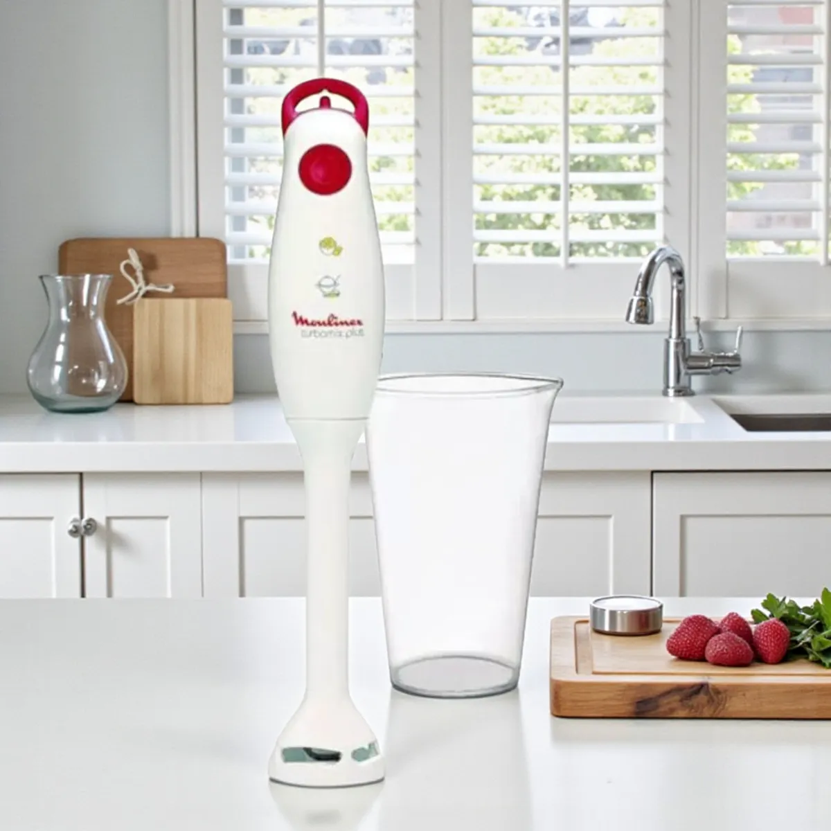 Mixeur Plongeant Turbomix 350W Blanc - Inox - DD1011EG