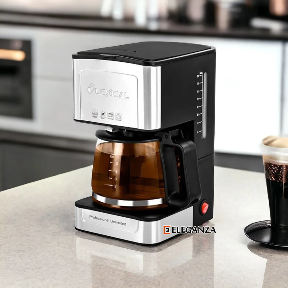 Machine à Café Lexical LEM-0643 - 800 watts - 1,2 Litres