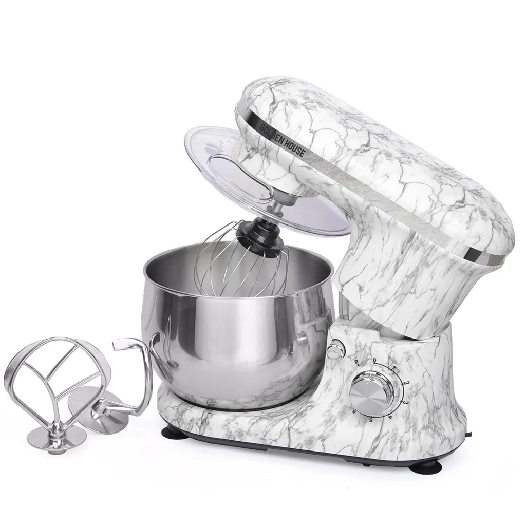 Robot Pétrin Golden House 5L 1000 W Blanc et Gris