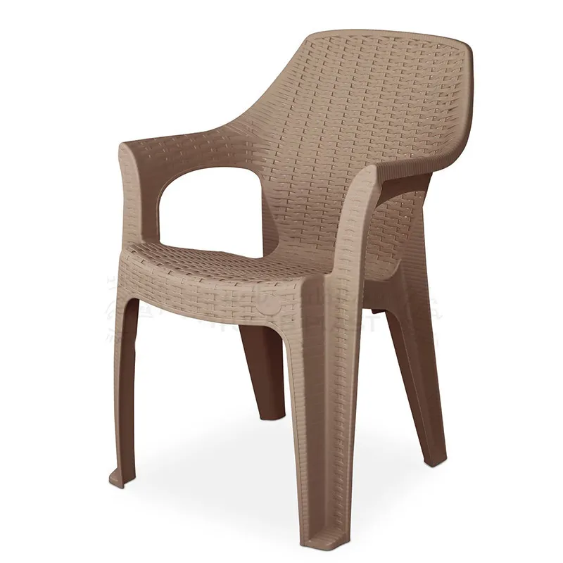 chaise  Rotin Le Baron Taupe