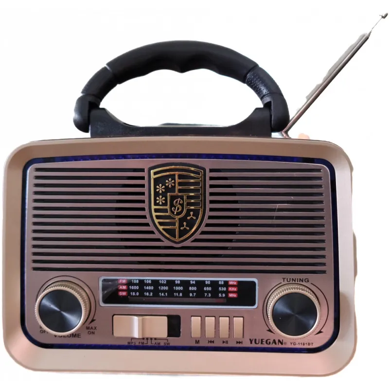 Radio Fm Bluetooth Yuegan YG-1181BT Marron