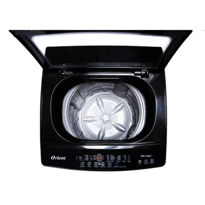 Lave linge Top ORIENT OW-T12B01 12kg - Noir