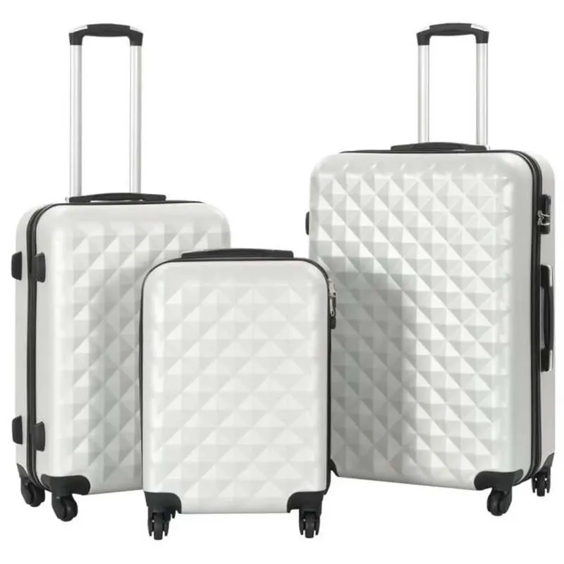 Set De Trois Valises Safari Silver