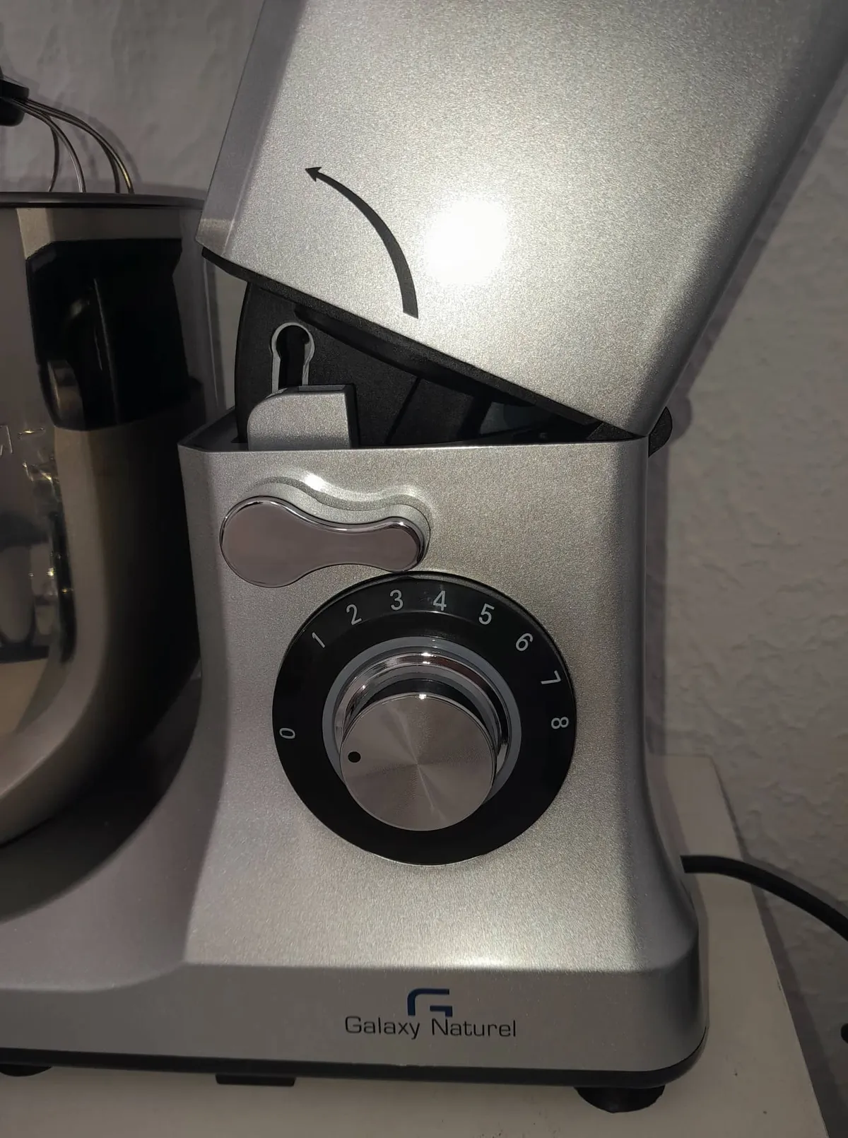 Galaxy Naturel Robot Pétrin – 8Litres – Silver – Garantie:1an – GN800