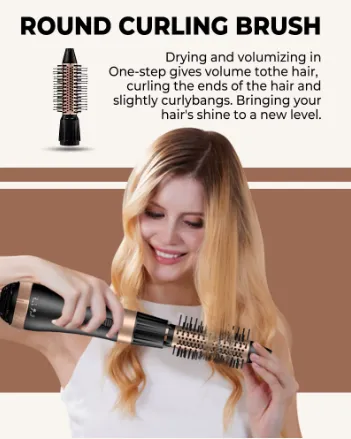 BROSSE CHAUFFANTE 4EN1 LEXICAL 1000W LAS-5204