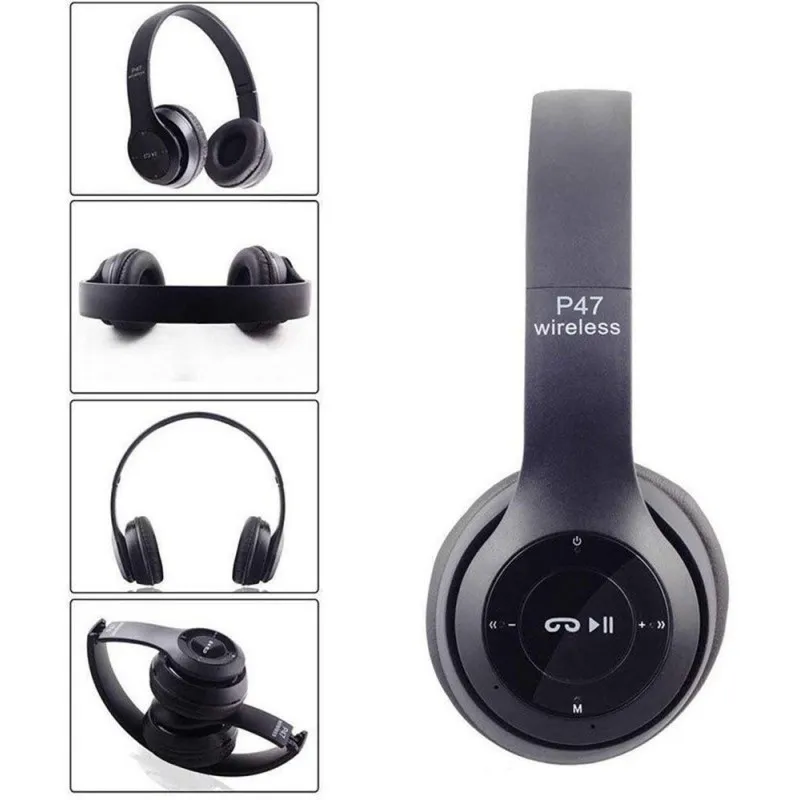 Casque Stéréo Sans Fil OAKORN P47 Bluetooth - Noir
