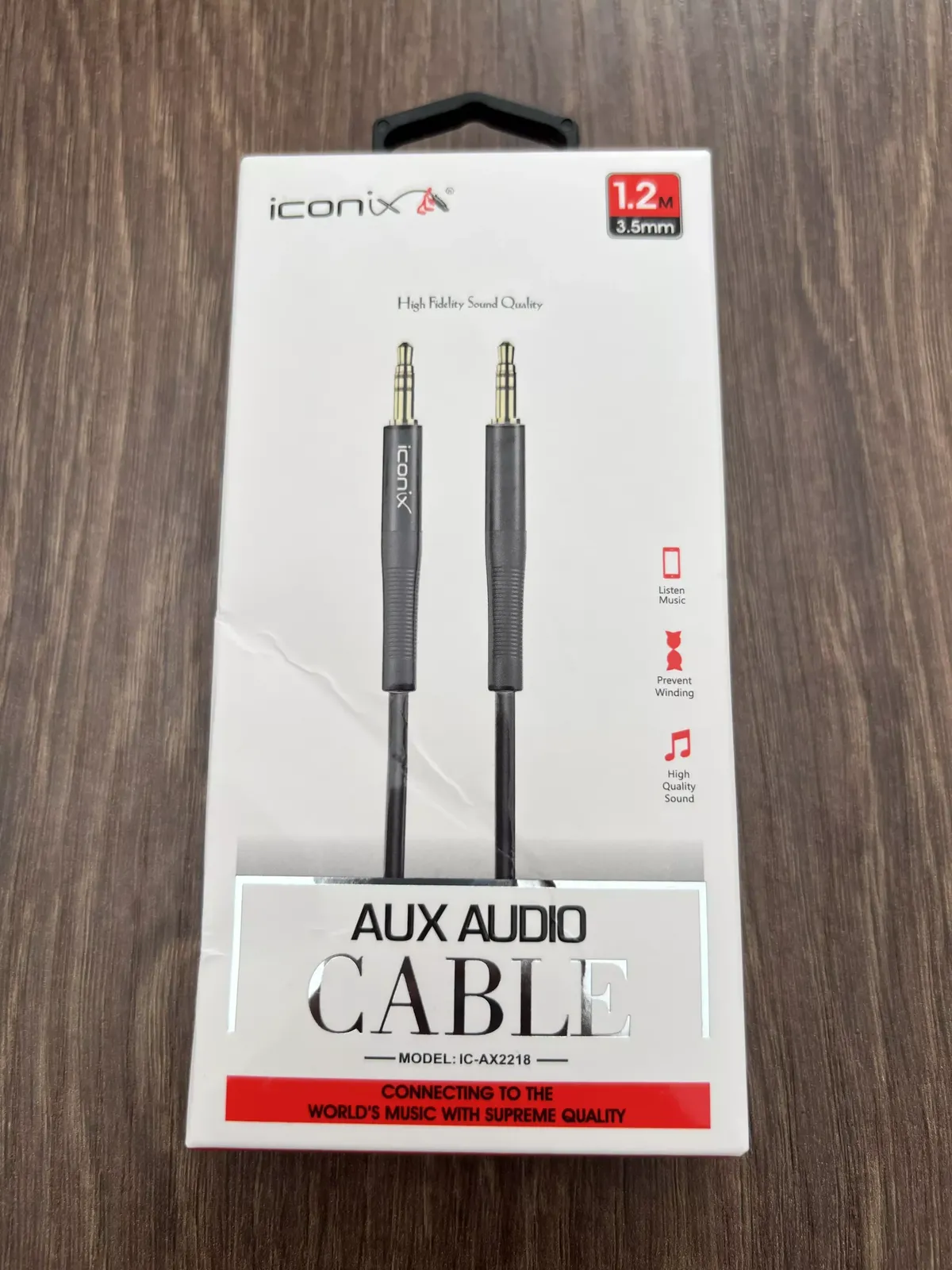 Cable AUX 3.5mm To AUX 3.5mm | ICONIX AX2218