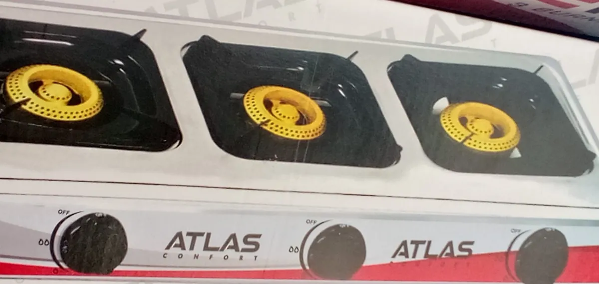 GAZ ATLAS 3 FEUX INOX