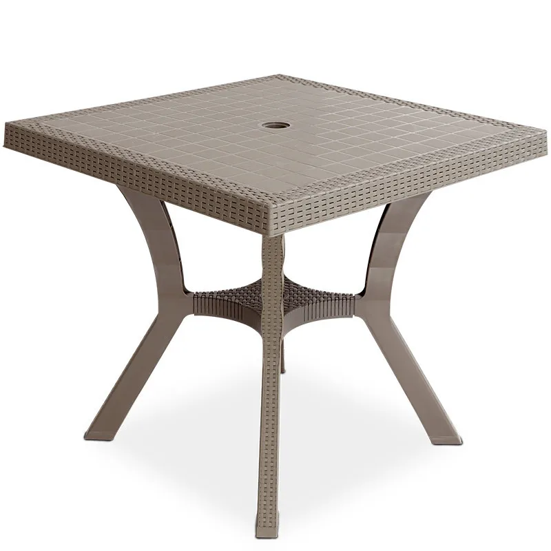 Table De Jardin Carrée Chopin 79 x 79cm Taupe
