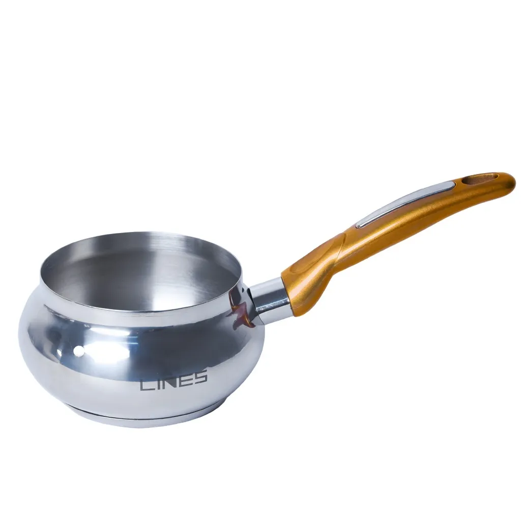 Ensemble de 5 Casseroles ABM - Inox 18/10 - 6005 - Jaune