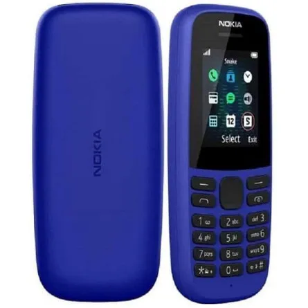 TÉLÉPHONE PORTABLE NOKIA 105 TA-1416 DS BLEU